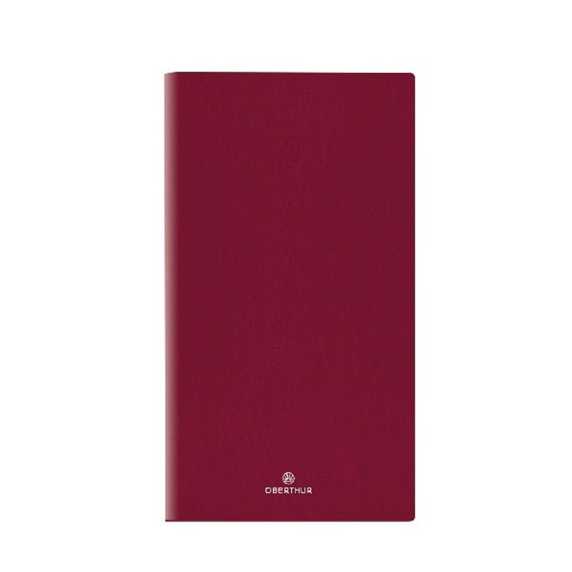 3664447133034-Agenda de poche Odessa - 1 semaine sur 2 pages - 9,5 x 17,5 cm - bordeaux - Oberthur-P_405120355_1-0