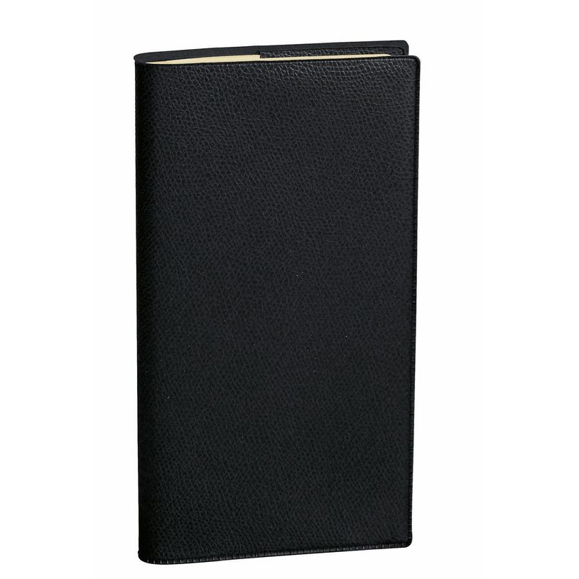 3371010136322-Agenda de poche Impala Italnote avec répertoire - 1 semaine sur 2 pages - 8,8 x 17 cm - noir - Quo Vad--0