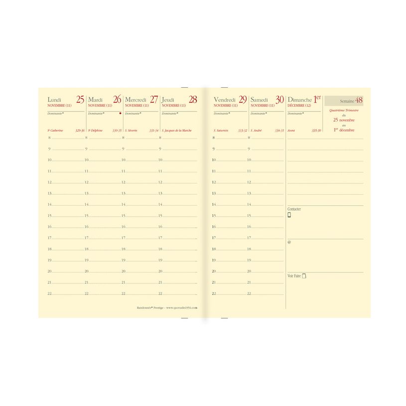 3371010142453-Agenda de poche Impala Randonnée Prestige - 1 semaine sur 2 pages - 9 x 12,5 cm - noir - -P_405122081_2-1
