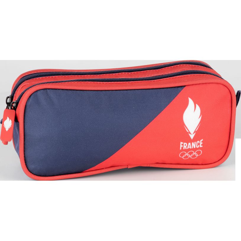 3020120191676-Trousse rectangulaire Equipe de France - 2 compartiments - bleu/blanc/rouge - Hamelin-P_405129606_1-0