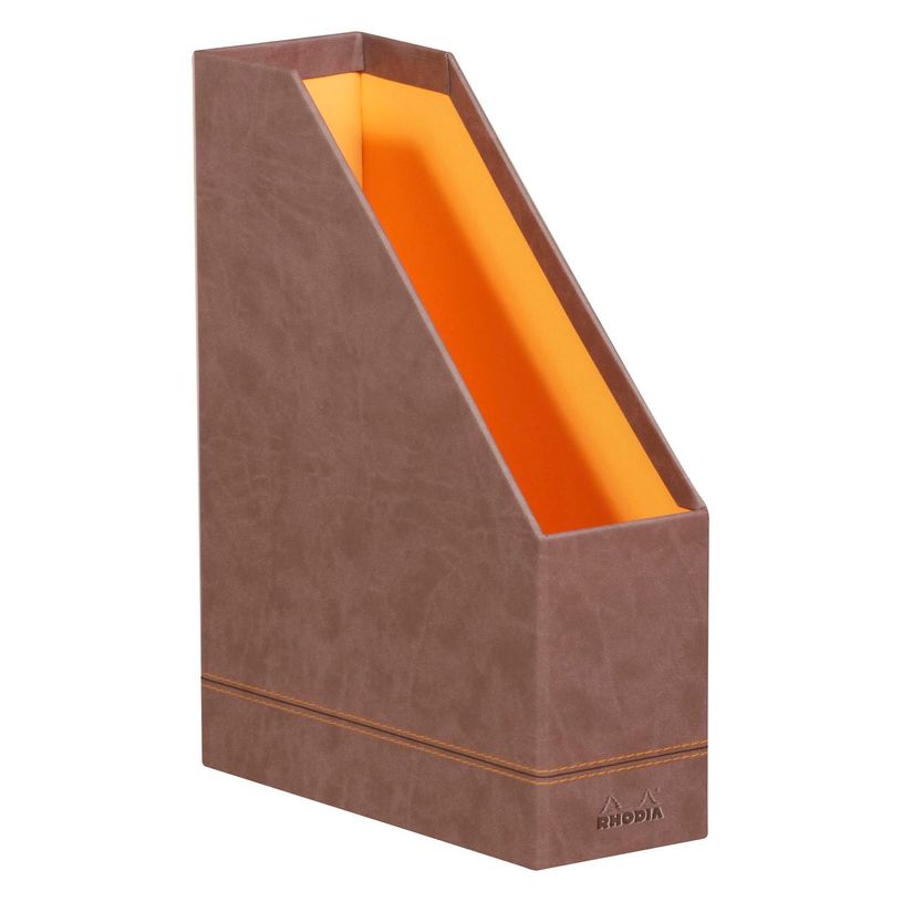 3037923188338-RHODIA Rhodiarama - Porte-revues - chocolat - en polyuréthane-P_405130052_2-1