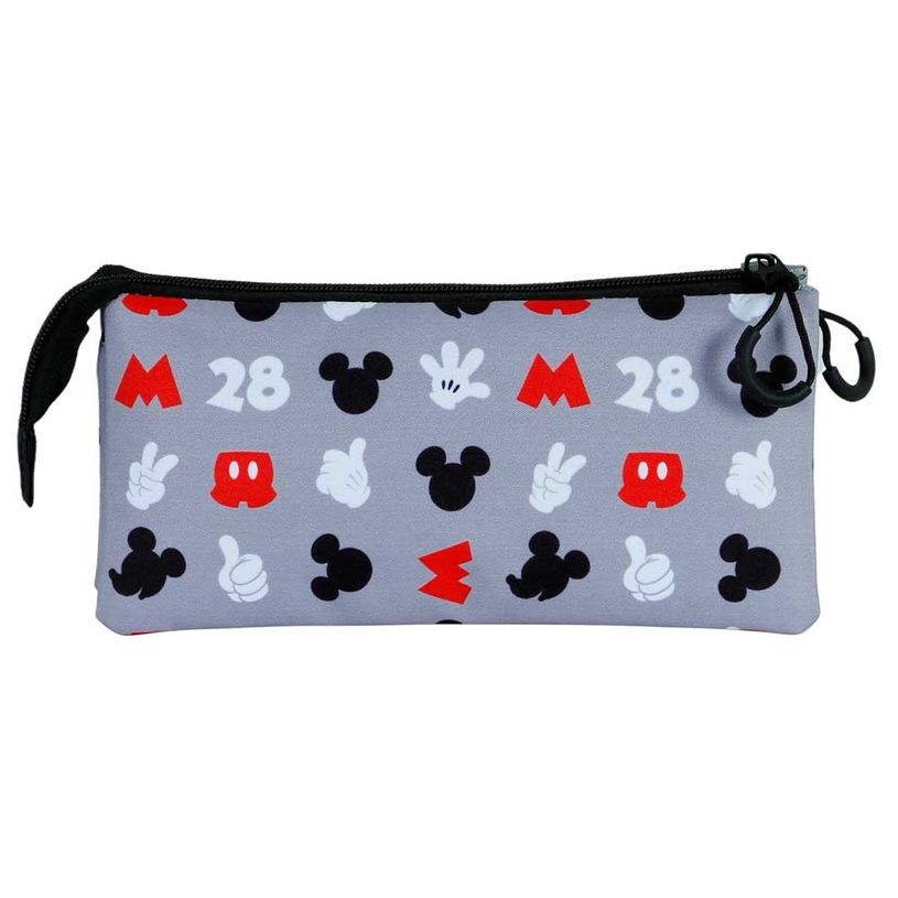 8445118043860-Mickey Mouse Grey -Trousse 3 compartiments - Karactermania-P_405130168_2-1