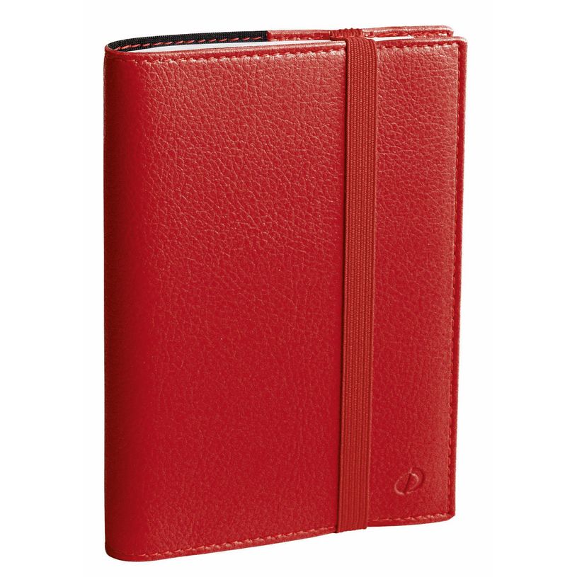 3371010500000-Agenda à élastique Time&Life Pocket - 1 semaine sur 2 pages - 10 x 15 cm - rouge vermill-P_405130496_1-0