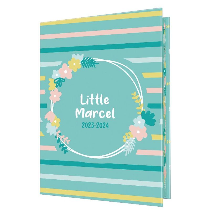 3664447150635-Agenda Little Marcel - 1 jour par page - 12,5 x 17,5 cm - bleu clair - tranche imprimée --P_405132432_1-0