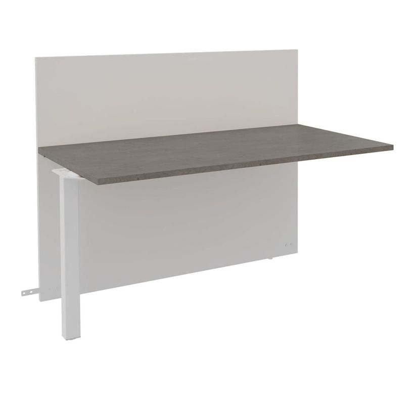 3253310492042-Banque d'accueil Module suivant haut OLA - L140 x H112 x P82,5 cm - structure blanc perle,-P_405132592_1-0