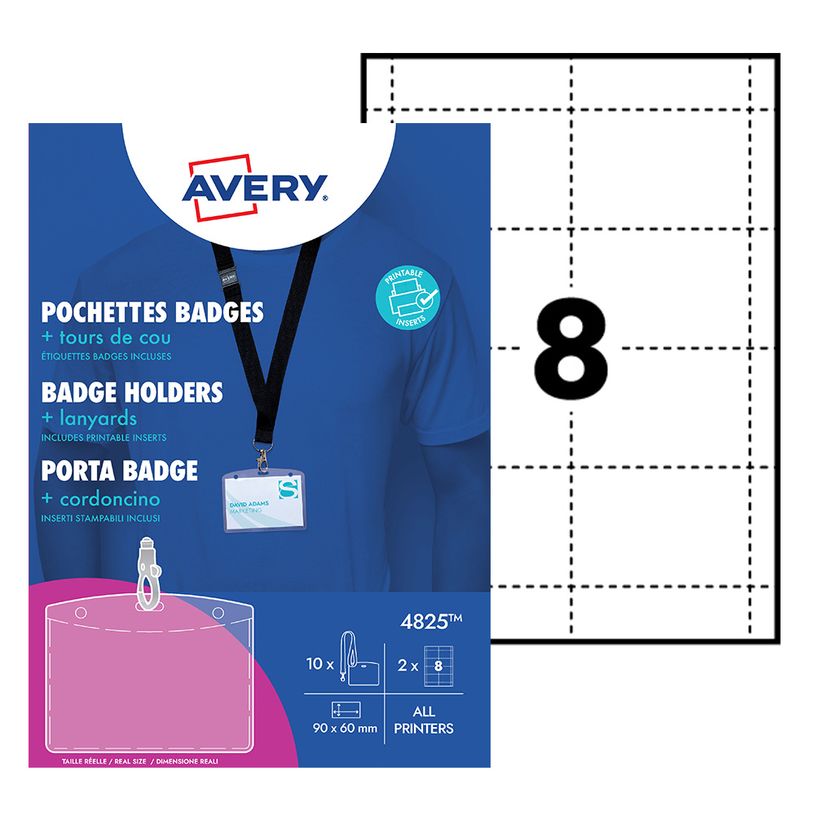 5014702001505-Avery - Pochettes badges avec tour de cou - 10 badges + 16 étiquettes - 60 x 90 mm-P_405134519_1-0