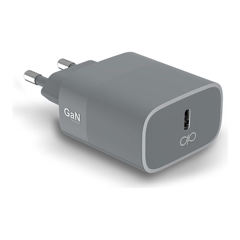 3571211490302-Force Power - Chargeur secteur pour smartphone - USB C - 45W - Power Delivery - GaN - Gris-P_405141704_2-0