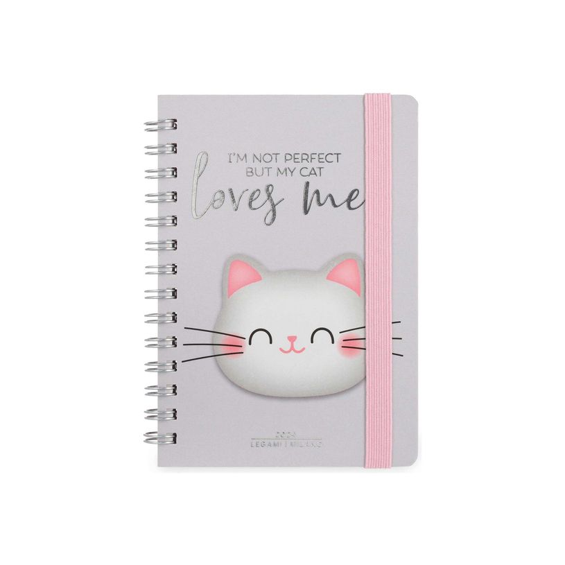 8051128757811-Agenda à spirale 1 semaine sur 2 pages - 8,5 x 13 cm - chaton - Legami-P_405143001_4-0