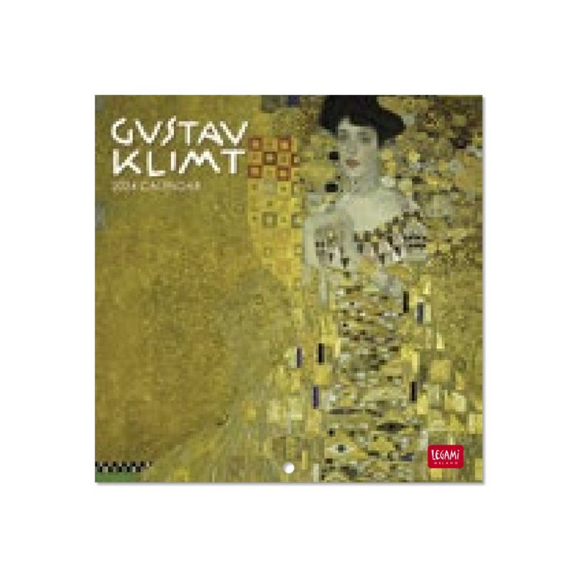 8052694000035-Legami Photo Collection - Calendrier 2024 - 18 x 18 cm - Gustav Klimt-P_405143156_1-0