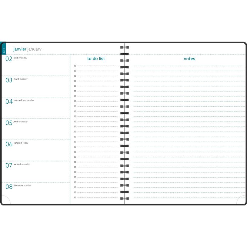 3660942082808-Agenda spiralé Duo Kaa EasyTime 27S - 1 semaine sur 1 page - 21 x 27 cm - disponible dans dif-P_405147063_4-3