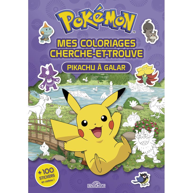 9782821214590-Pokemon Pikachu à Galar Mes Coloriages Cherche et Trouve-P_405147144_1-0