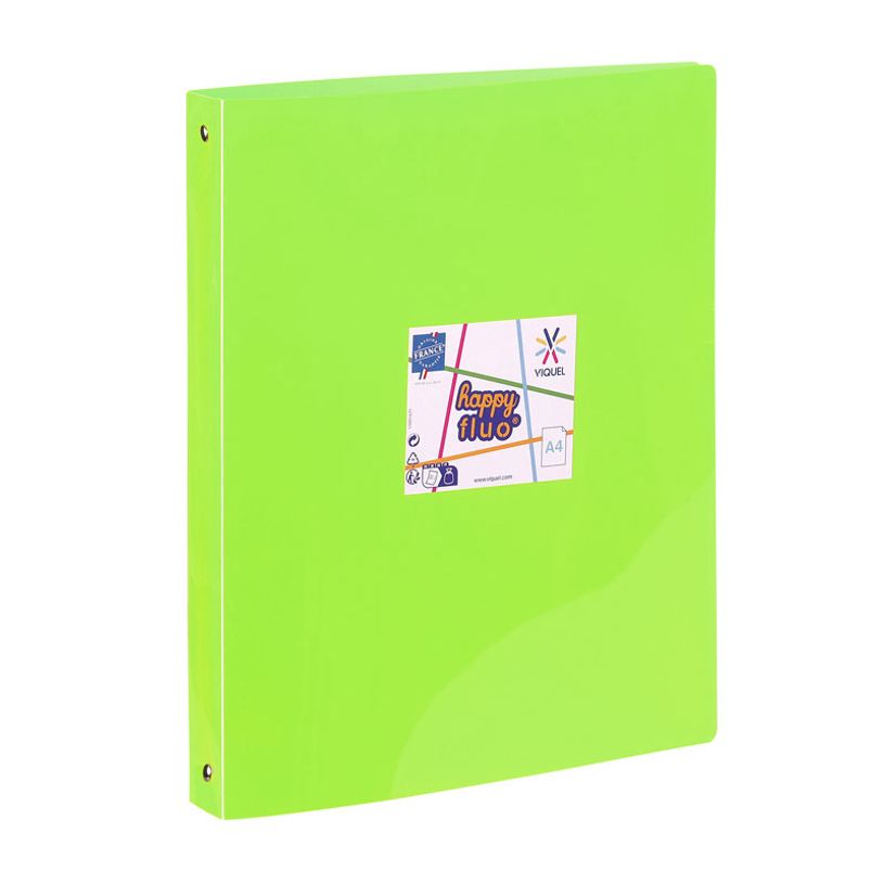 3135252187319-Viquel Happy Fluo - Classeur 4 anneaux - Dos 35 mm - A4 - pour 250 feuilles - disponible d-P_405147350_9-7