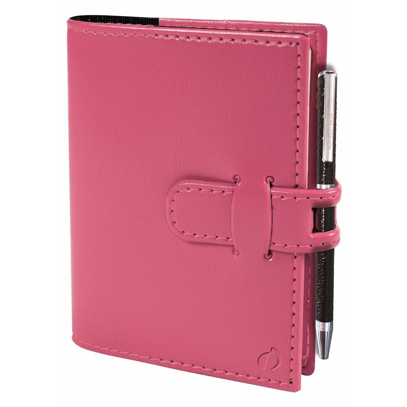 3371010407675-Agenda Miniday Soho - 1 jour par page - 7 x 10 cm - papier ivoire - rose - Quo Vadis--0