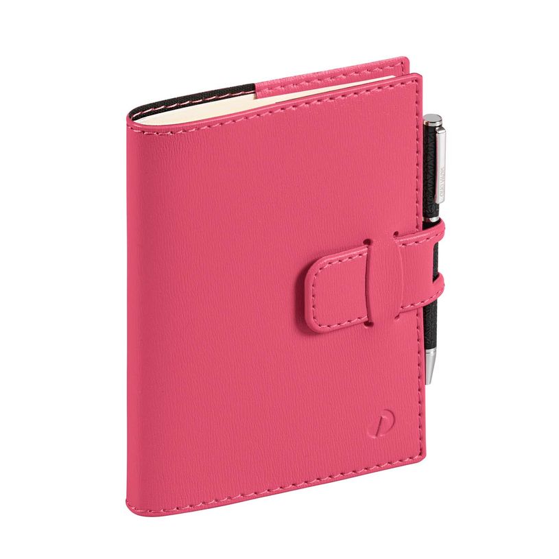 3371010407675-Agenda Miniday Soho - 1 jour par page - 7 x 10 cm - papier ivoire - rose - Quo Vadis--1