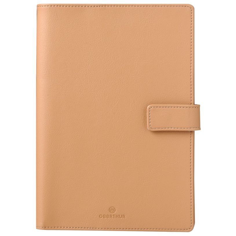 3664447163215-Agenda Milano - 1 semaine sur 2 pages - 17 x 24,5 cm - camel - Oberthur-P_405149127_1-0