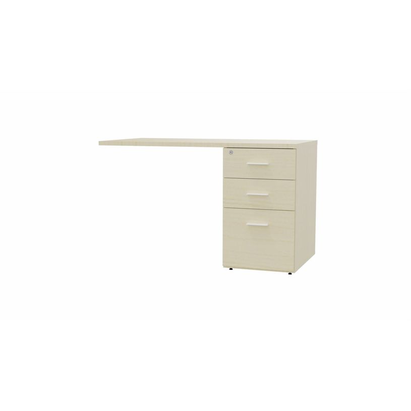 3617350001297-Retour sur caisson bout de bureau MÉLINA - L120 x P60 x H73,5 cm - imitation érable - po-P_405153763_1-0