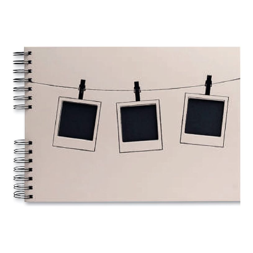 3130630168256-Exacompta Instants - Album photo spiralé - 50 pages - 32 x 22 cm - rose-P_405156862_3-0