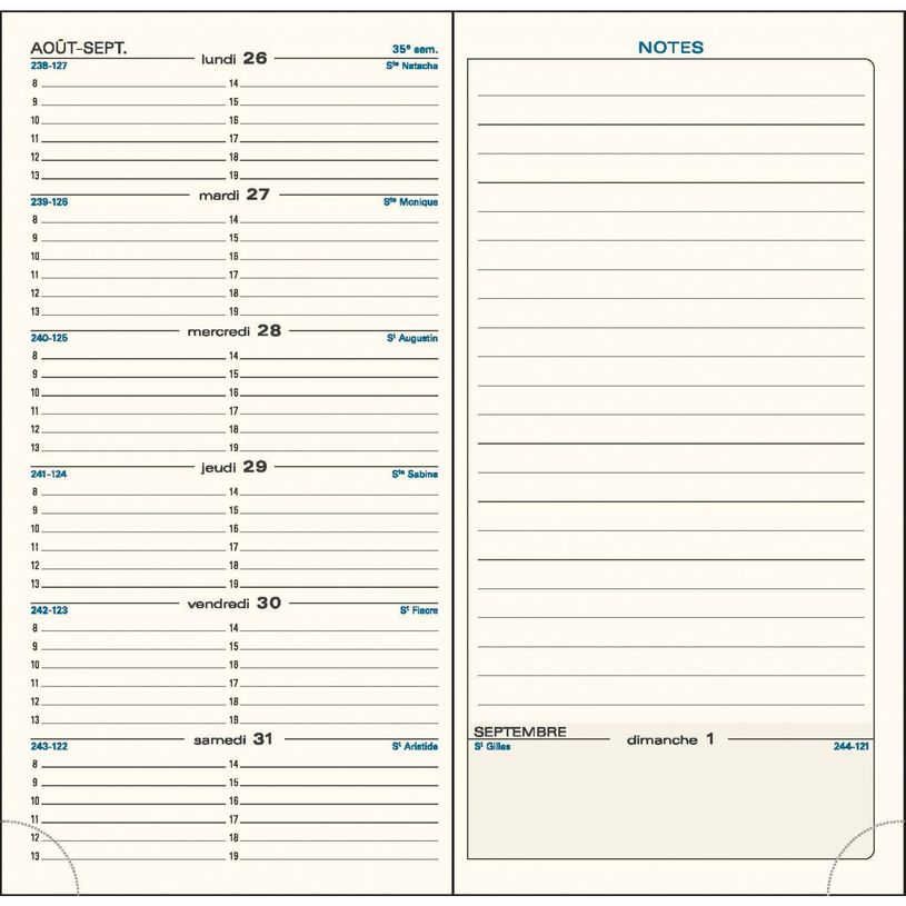 3660942084857-Agenda de poche Elise - 1 semaine sur 2 pages - 9 x 17,5 cm - rose - Exacompta-P_405161286_2-1