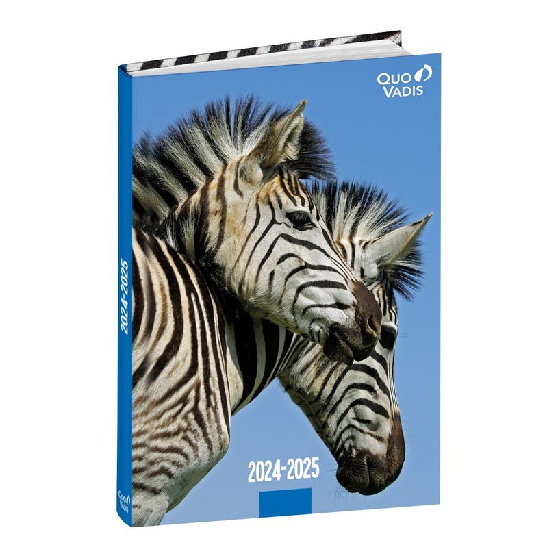 3371010511433-Agenda Pote à pattes sauvages - 1 jour par page - 12 x 17 cm - zèbre - Quo Vadis-P_405161436_1-0