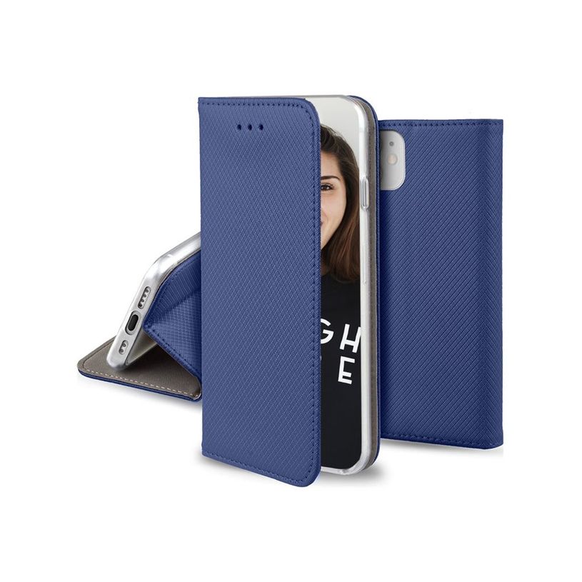 5900495937131-JAYM - Etui folio pour iPhone 13 Pro Max - bleu -P_405161675_1-0