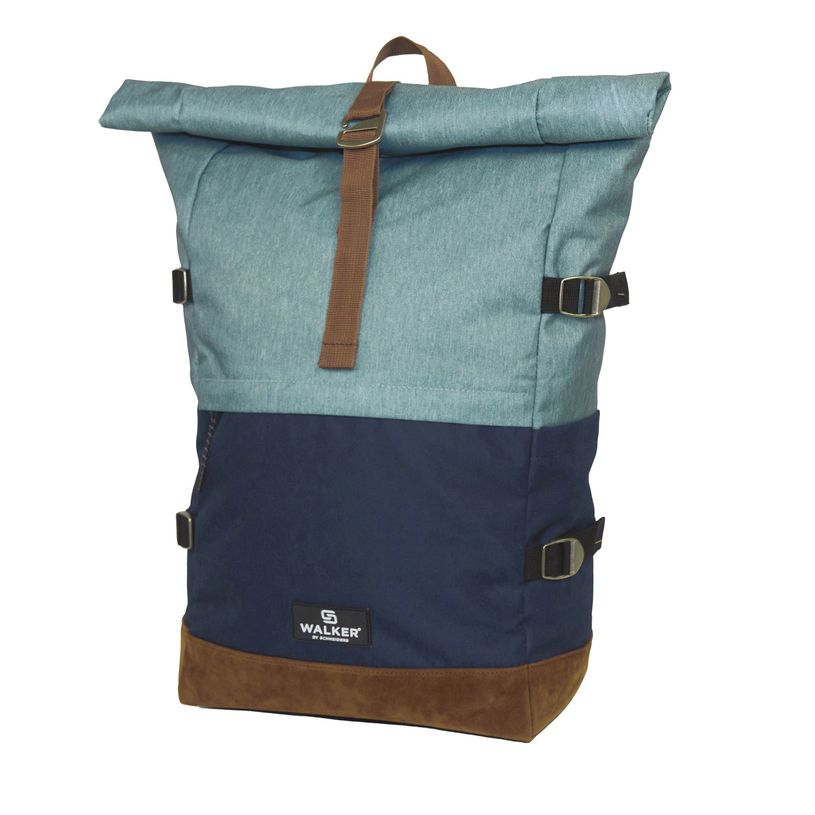 9002638235091-Sac à dos Walker Roll up Eco - 2 compartiments - gris/bleu foncé - Carpentras-P_405162523_1-0