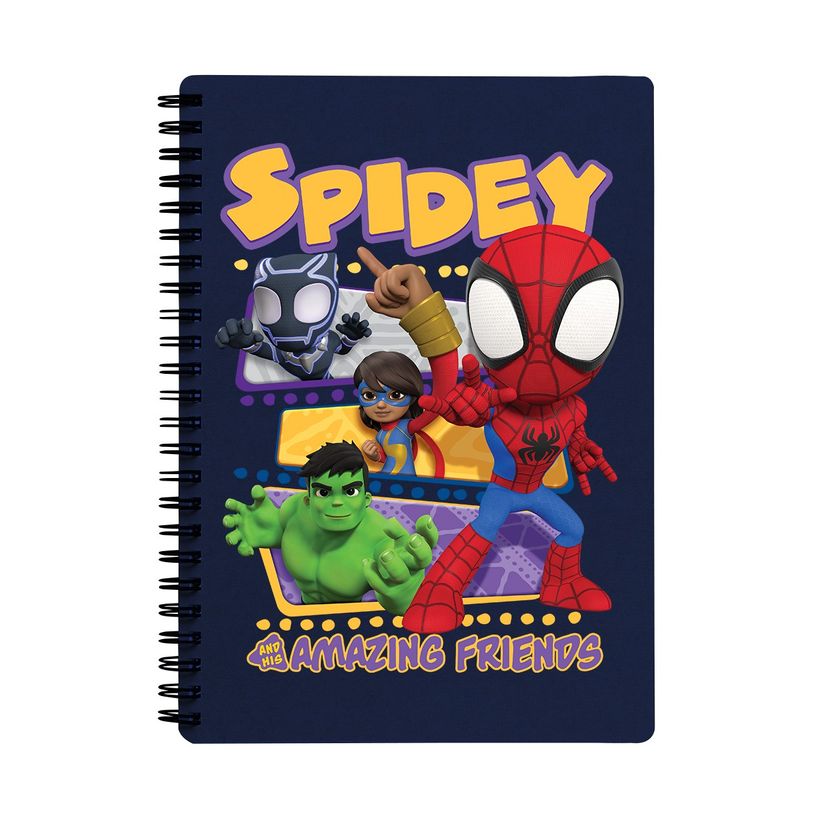 3666311024776-Cahier de textes à spirale Spiderman - 18 x 22 cm - multicolore - Bagtrotter-P_405163902_1-0