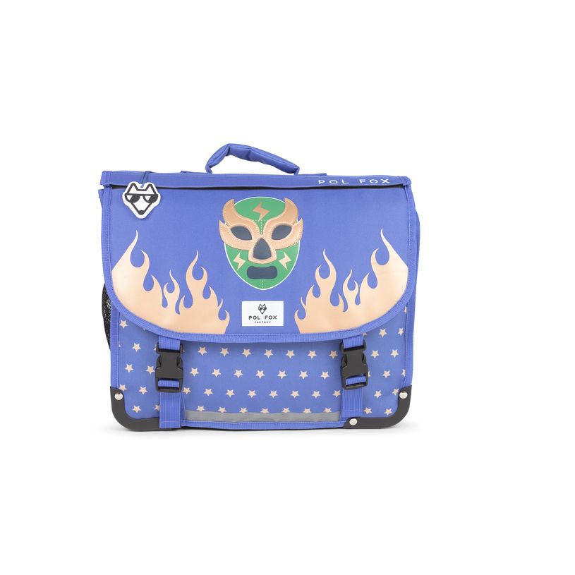 3663842008497-Cartable réversible Catch - 38 cm - 2 compartiments - bleu - Pol Fox-P_405164601_2-1