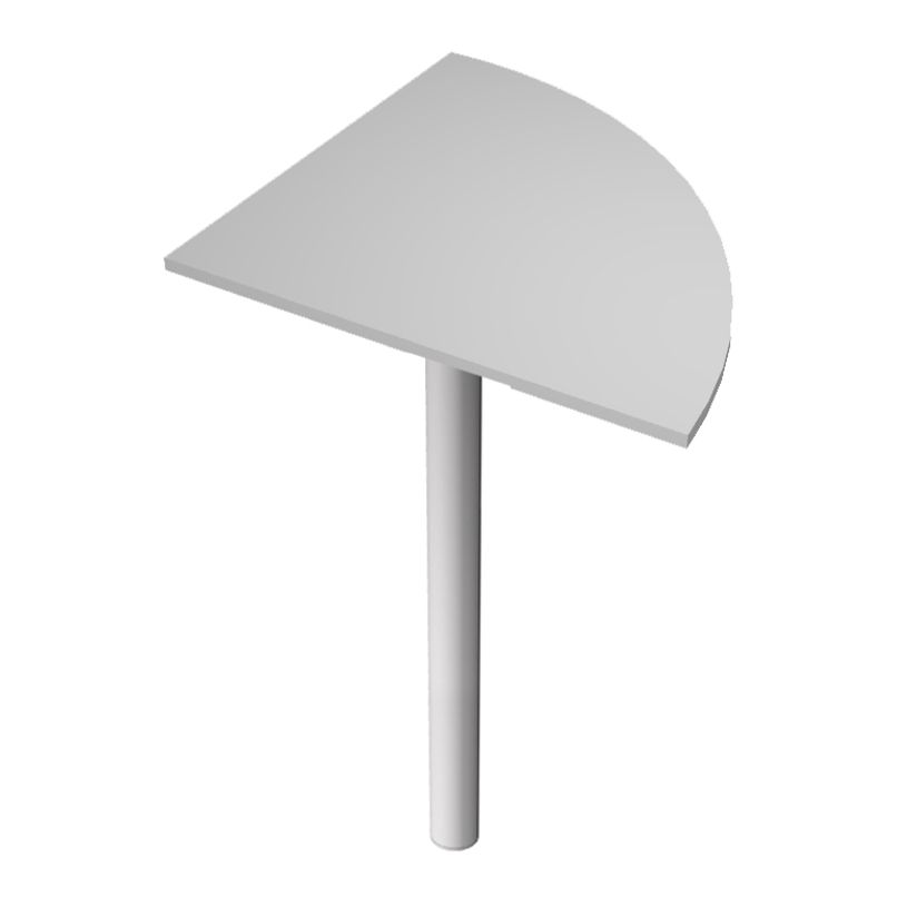 7331920001598-Angle de liaison à 90° pour Bureau Trend (pied non inclus) - plateau gris-P_405165716_1-0