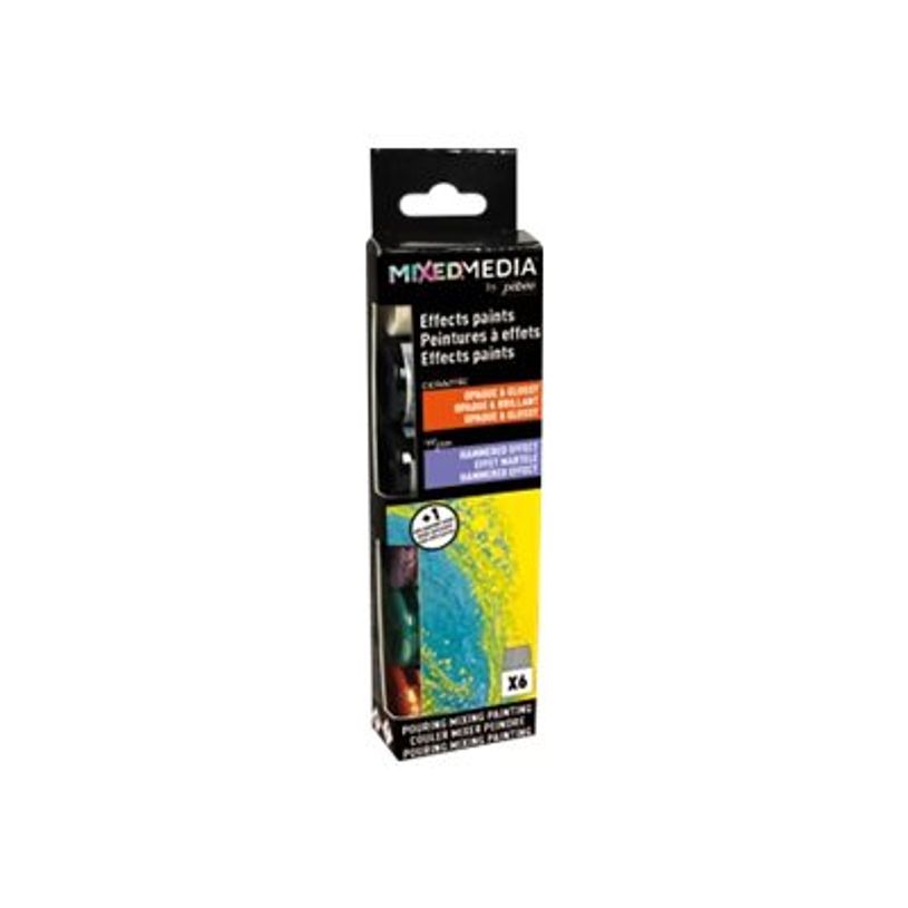 3167867645052-Pebeo Mixed Media Discovery - Set Ceramic - peinture - noir, turquoise, argent, or, rouge cer-P_405177357_2-1