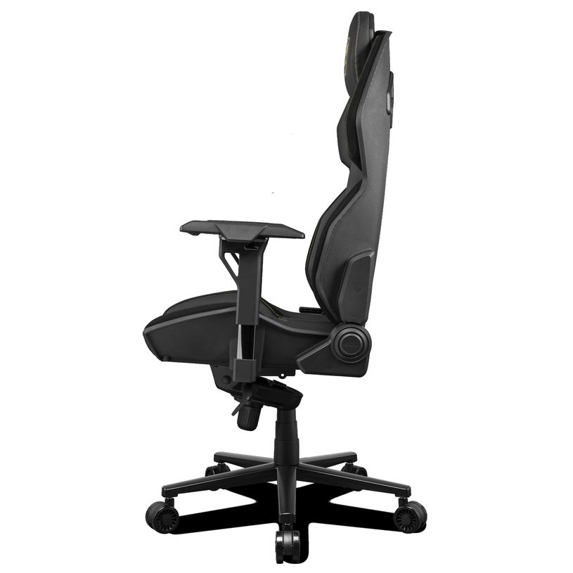 4710483775338-Fauteuil Gamer HOTROD ROYAL - accoudoirs réglables - appui-tête intégré - noir et or-P_405177407_5-4