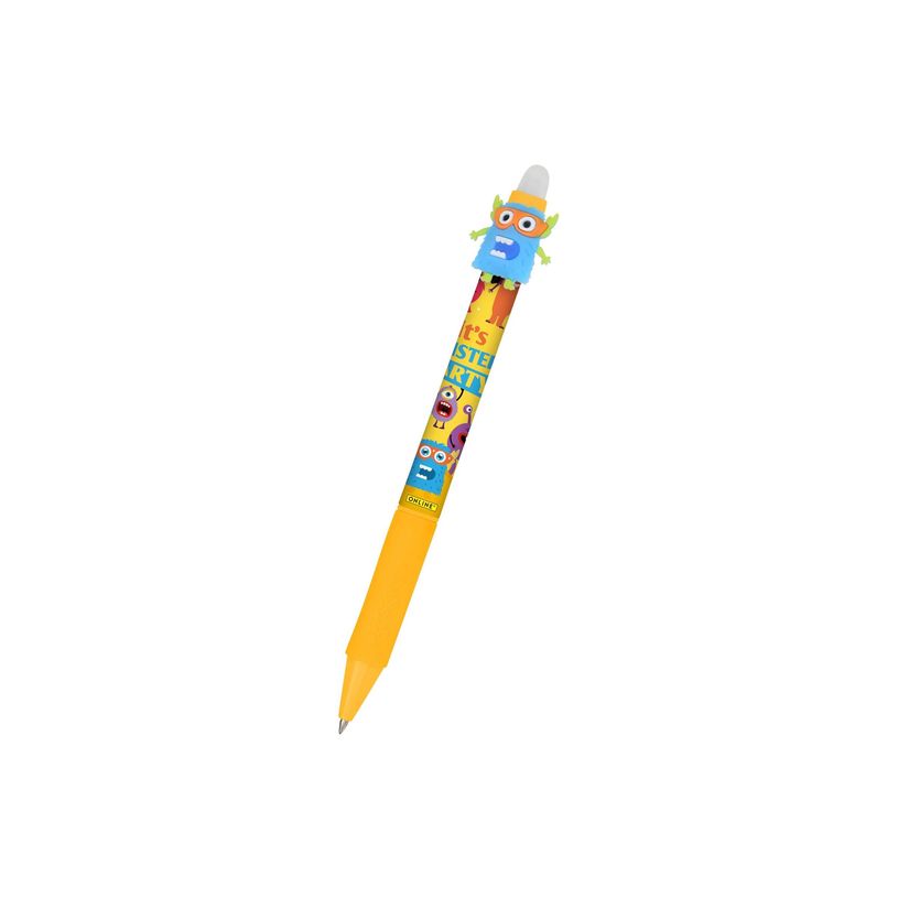 4014421354013-ONLINE magiXX Fun - Roller effacçable - monster yellow - bleu - 0.7 mm-P_405184966_2-1