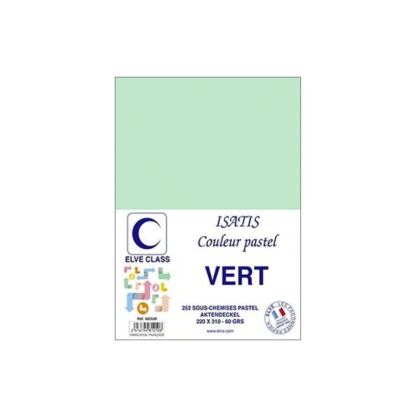 3416794812106-Elve Class Isatis - 252 sous-chemises - 60 gr - 220 x 310 mm - vert pastel-P_405185635_2-1