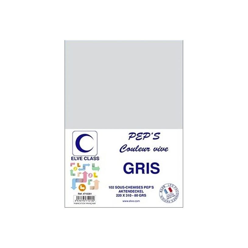 3416794712130-Elve Class Pep's - 102 sous-chemises - 80 gr - 220 x 310 mm - gris-P_405185668_1-0