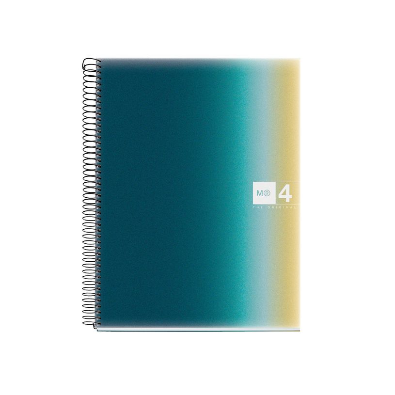 8422593040843-Notebook Aurora, A4, quadrillage 5x5 mm, 120 feuilles de 4 couleurs, Miquelrius, Iceland.-P_405185744_1-0