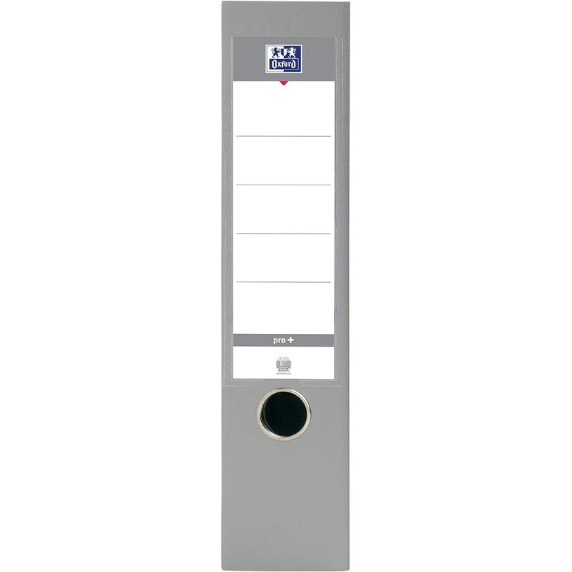 3020120146355-Oxford Smart Pro+ - Classeur à levier - Dos 80 mm - A4 - gris-P_405185766_2-1