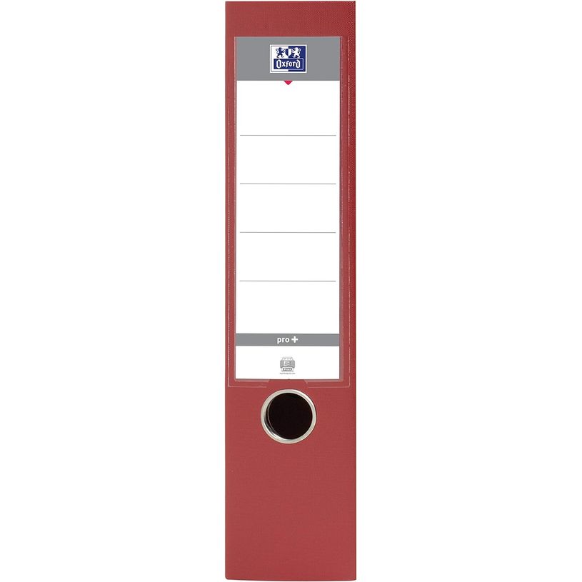 3020120146508-Oxford Smart Pro+ - Classeur à levier - dos 80 mm - A4 - pour 570 feuilles - rouge-P_405185772_2-1