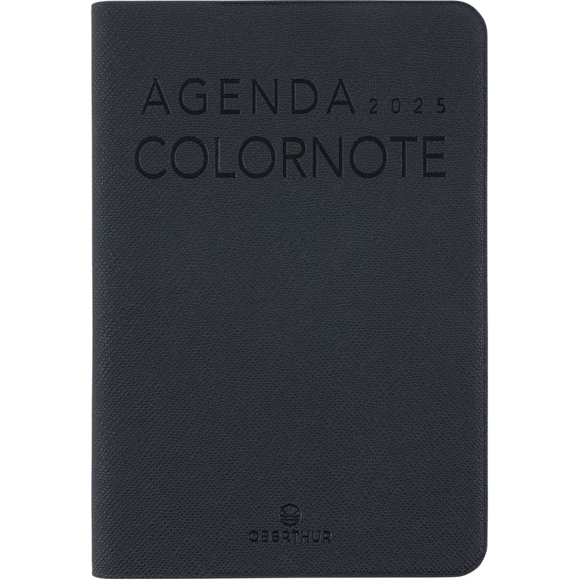 3664447205717-Agenda Colornote - 1 semaine sur 2 pages - 15,5 x 21,5 cm - noir - Oberthur-P_405186352_1-0