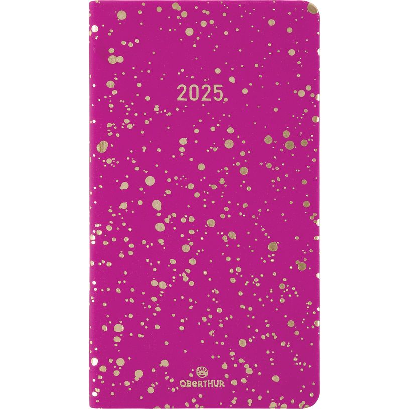 3664447205588-Agenda de poche Céleste - 1 semaine sur 2 pages - 9,5 x 17 cm - fuchsia - Oberthur-P_405186369_1-0