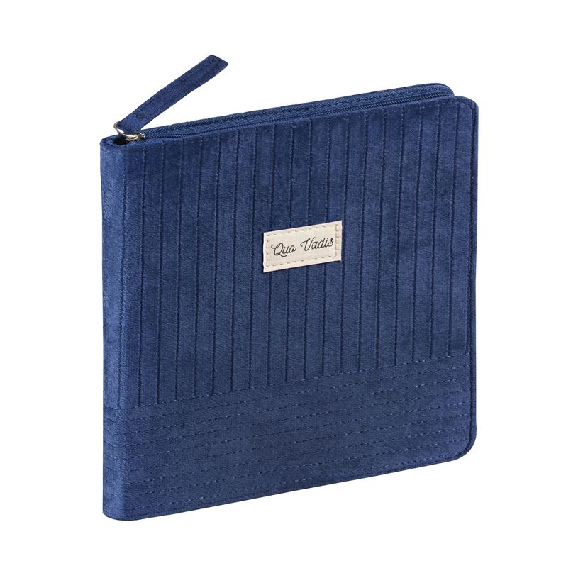 3371010510016-Quo Vadis - Agenda - 2025 - Exécutif - Semainier Planning - Français - Colette - Bleu - 13 mois de décembre à décembre - 16x16 cm - Papier Clairefontaine -P_405187248_3-0