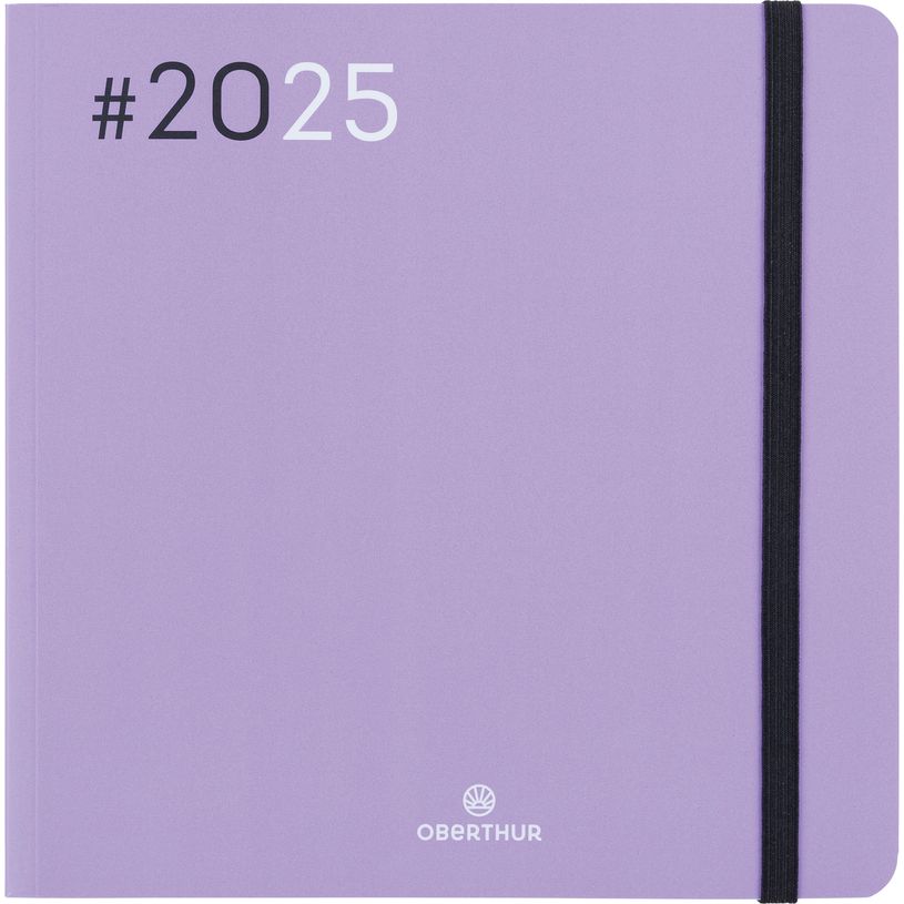 3664447205953-Agenda Flex - 1 semaine sur 2 pages - 16 x 16 cm - lilas - Oberthur-P_405187961_2-0