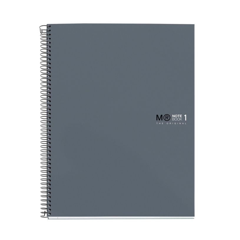 8422593466988-THE ORIGINAL NOTEBOOK, couverture rigide, A5, quadrillage 5x5 mm, 80 feuilles de 1 couleur, Miquelrius,--0