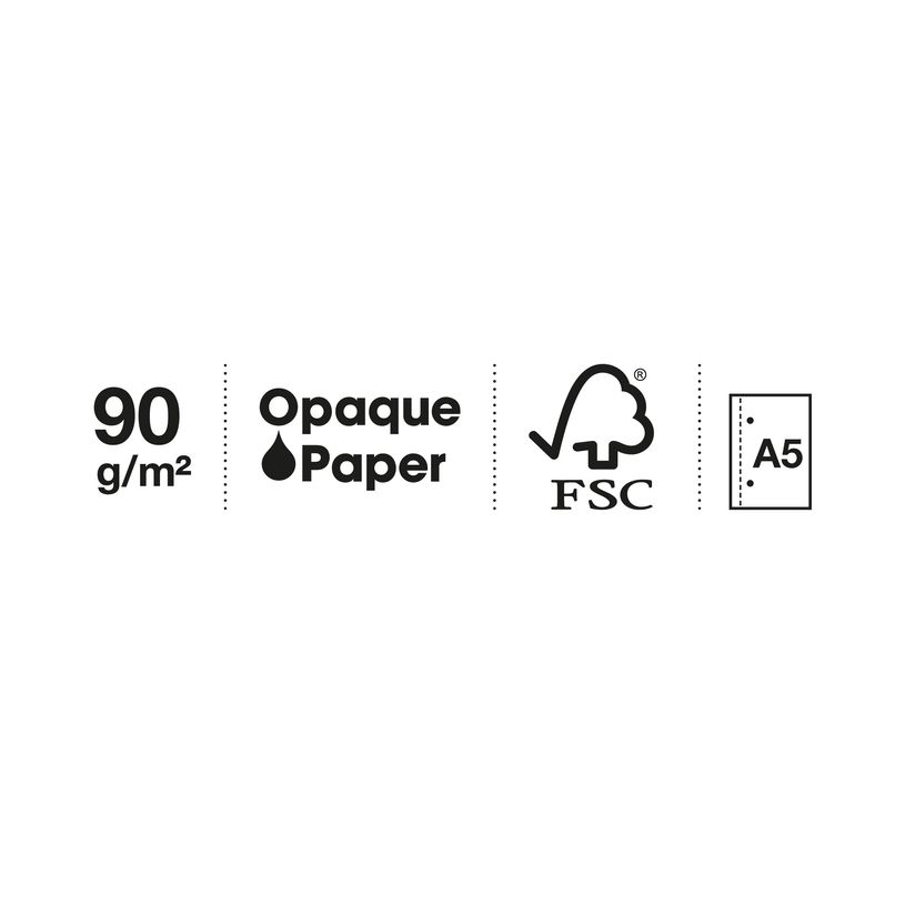 8422593499511-Notebook Miquelrius à couverture souple format A5 avec lignes horizontales, 120 feuilles de 5 couleurs, collection Emotio--4