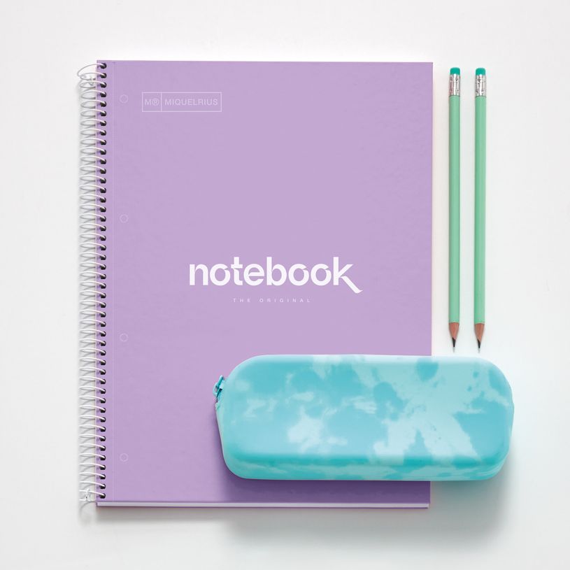 8422593499375-Notebook Emotions, couverture rigide, A4 lignes horizontales 7 mm, 120 feuilles de 5 couleurs, Miquelri--2