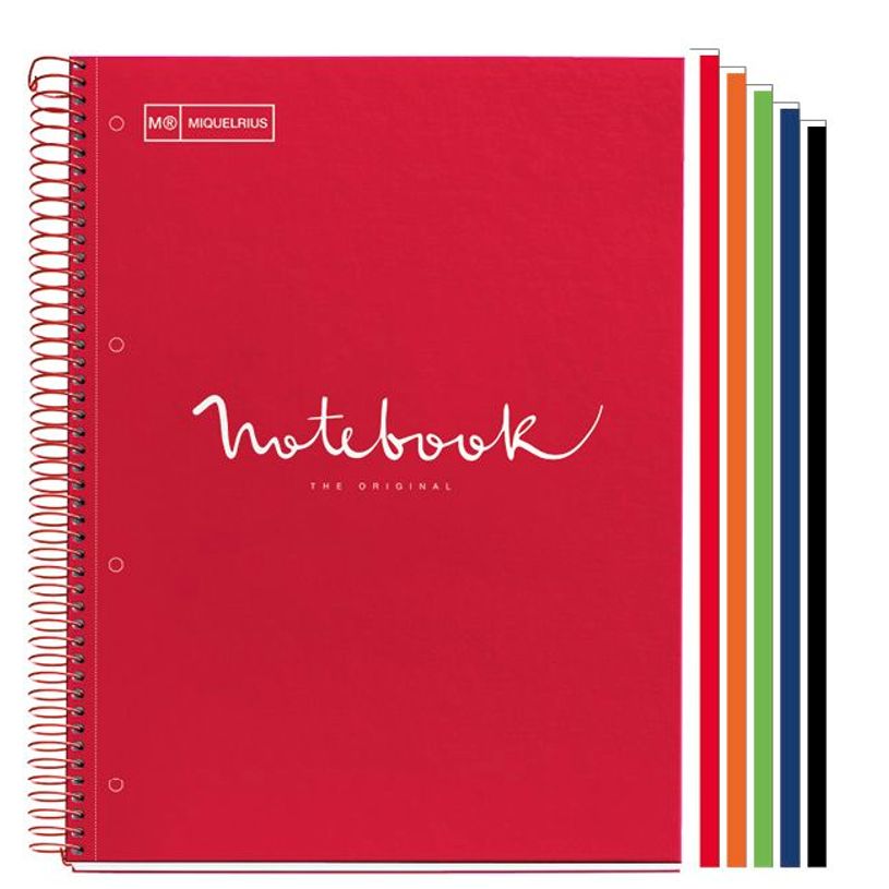 8422593485699-Notebook Emotions, couverture souple, A4 lignes horizontales 7 mm, 120 feuilles de 5 coule-P_405189273_3-2