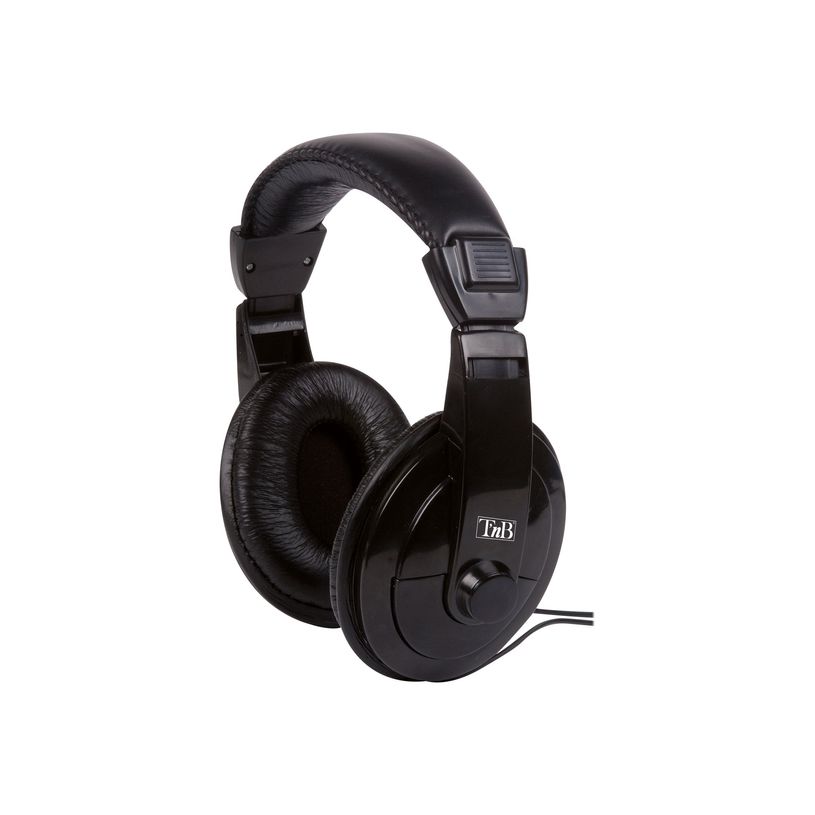 0404052235050-T'nB Wired TV Headphones - Écouteurs filaire - circum-aural - noir-P_405223505_2-1