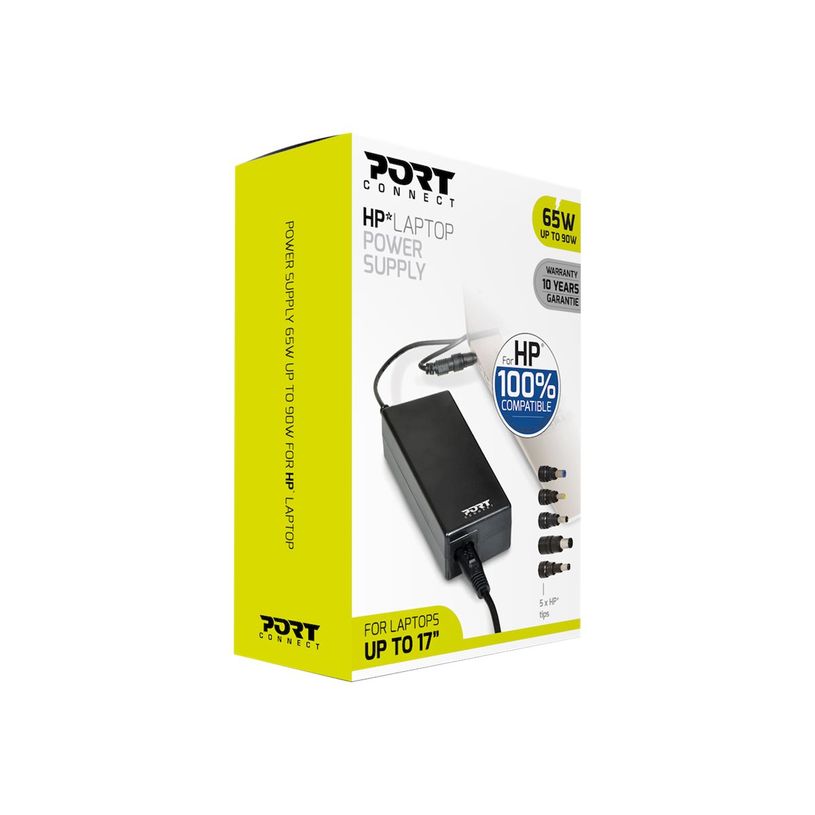 3567042030091-PORT - Chargeur secteur pour ordinateur portable HP - 65 Watt -P_405224201_3-5