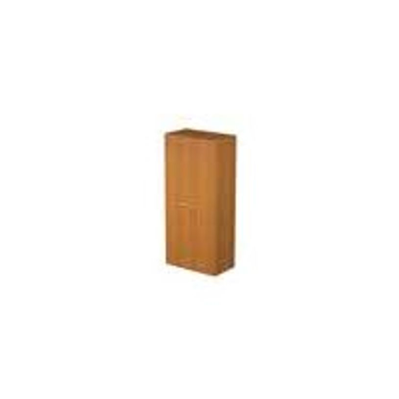 0404052257731-Bibliothèque haute Trend - L80xP44xH180 cm - 2 portes en mélaminé imitation chêne cana-P_405225773_1-0