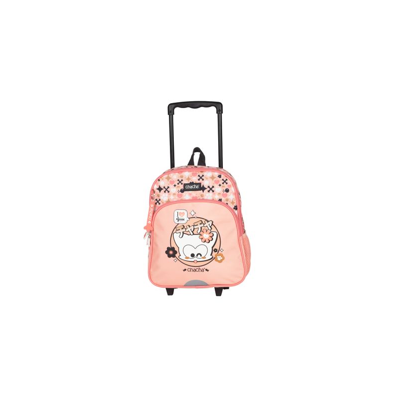 3661507662015-Sac à dos BABY à roulettes CHACHA MANGA -1 compartiments- rose- Kid'Abord-P_405226034_1-0