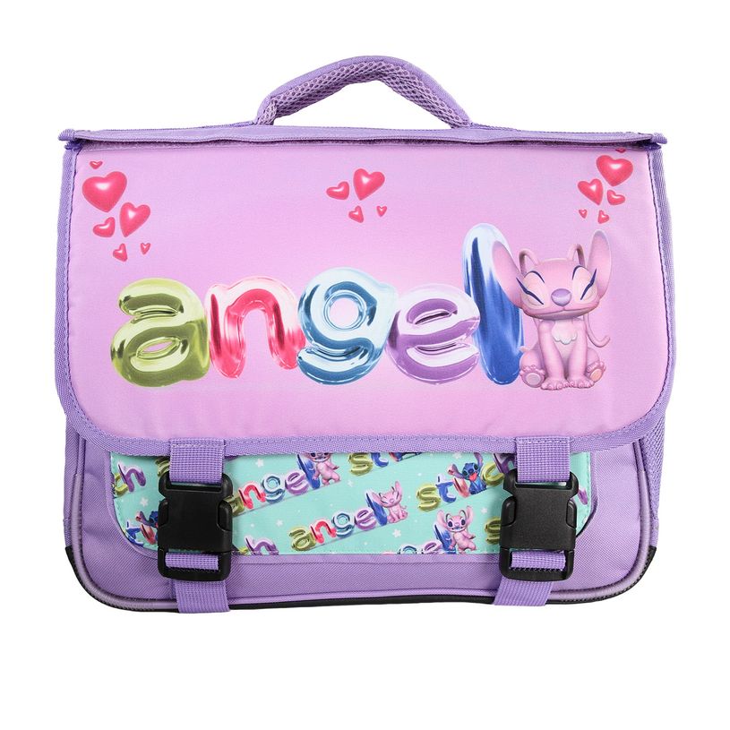 3666311031163-Cartable Stitch - 38cm -  2 compartiments - violet - Bagtrotter-P_405226172_2-1