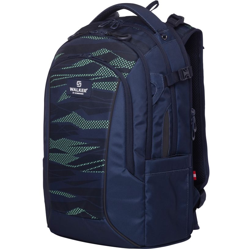 9002638241924-Sac à dos WALKER "Wizzard Campus Neo" - 3 compartiments coloris Layers Green-P_405226489_1-0